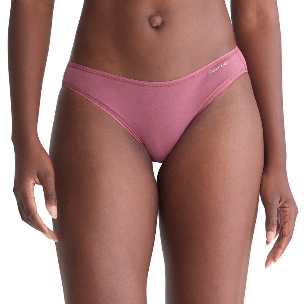 Calvin Klein Cotton Form Bikini Underwear QD3644 - Deep Mauve